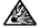 Nissan Frontier battery explosive gas warning symbol
